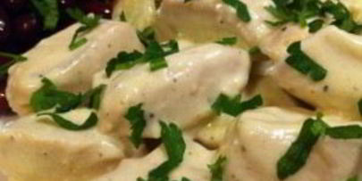 индейка в сливочном соусе