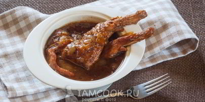 кролик, тушенный в пиве