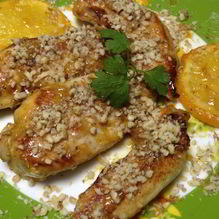 Рецепт Куриная грудка с апельсином