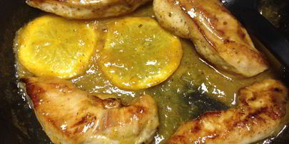 куриная грудка с апельсином