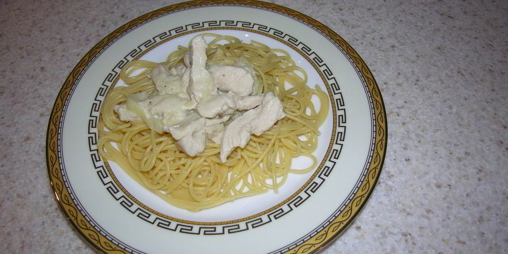 Рецепт куриное филе в молочном соусе