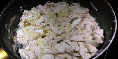 куриное филе в молочном соусе