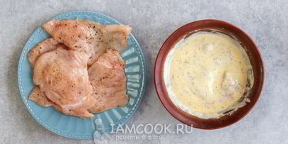 куриное филе в сметанном кляре
