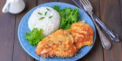 куриное филе в сметанном кляре