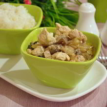 Рецепт Куриное филе в сметанном соусе