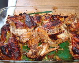 Куриные крылья в соевом соусе