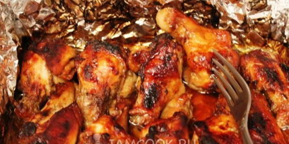 Рецепт куриные крылья в ткемалево-медовом маринаде