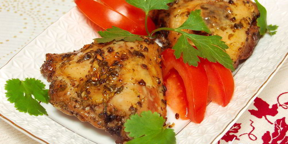 Рецепт куриные окорочка в маринаде из кинзы