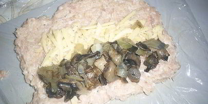 куриные сардельки с сюрпризом