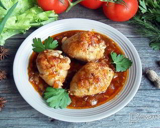 Курица по-адыгейски