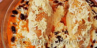 курица с фасолью