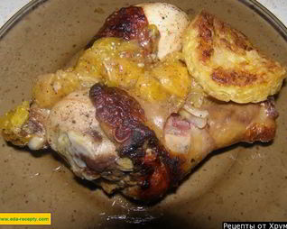 Курица с мандаринами