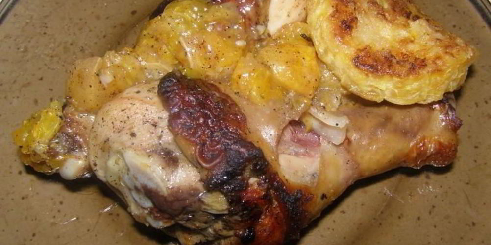 Рецепт курица с мандаринами