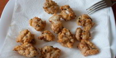 курица в кляре и лимонном соусе