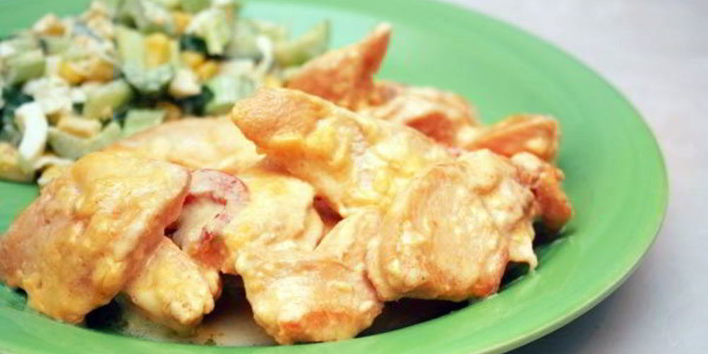 Рецепт курица в сливках