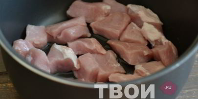 мясо с овощами в мультиварке