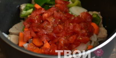 мясо с овощами в мультиварке