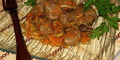 мясо тушеное с сельдереем