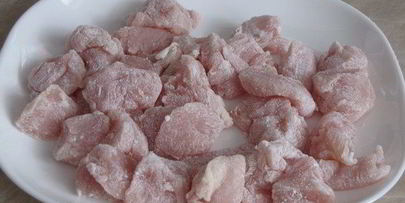 острая курица с кешью