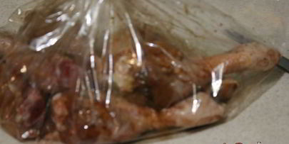 остро-сладкие куриные ножки, запеченные в микроволновке