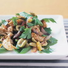 Рецепт Пряная курица с лимонной заправкой