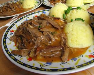 Сердце индейки тушеное