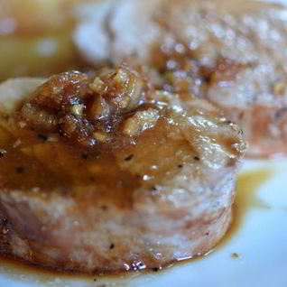 Свинина с глазурью из лайма