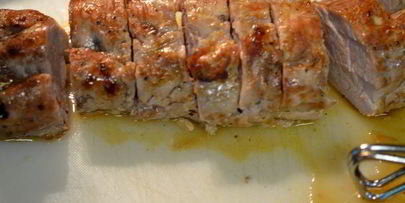 свинина с глазурью из лайма