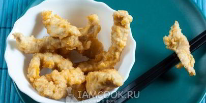 свинина в пивном кляре