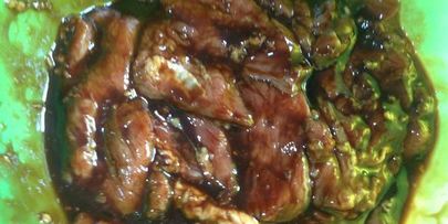 свиные отбивные с имбирным соусом