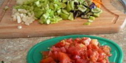 телятина с овощами