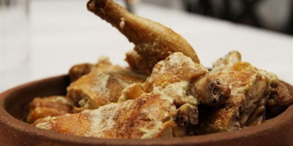 Рецепт цыпленок в чесночно-молочном соусе