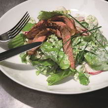 Рецепт Утка с редисом и соусом из йогурта