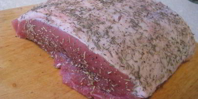 запеченая свиная корейка