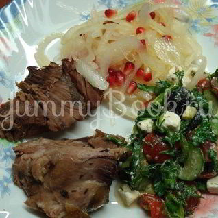 Запеченная баранина с майораном