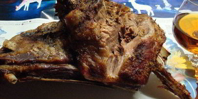 запеченная баранина с майораном