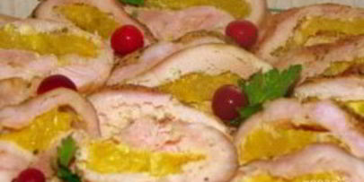 запеченная индейка с апельсинами