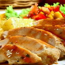 Рецепт Запеченная индейка с медом, имбирем и соевым соусом