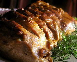 Запеченная свинина с паприкой и имбирем