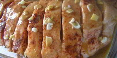 запеченная свинина с паприкой и имбирем