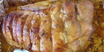 запеченная свинина с паприкой и имбирем