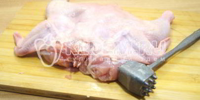 запеченный цыпленок с медово-горчичной корочкой