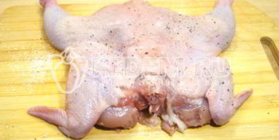 запеченный цыпленок с медово-горчичной корочкой