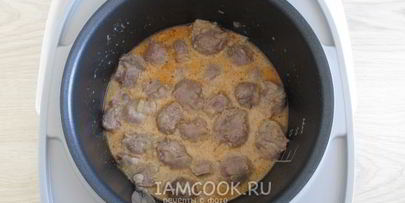 желудки индейки в мультиварке