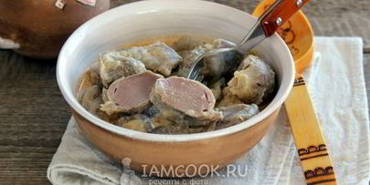 желудки индейки в мультиварке