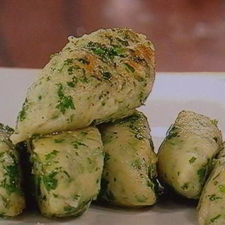 Ньокки из рикотты со свежей зеленью