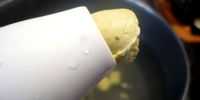 ньокки с базиликом под соусом из грецкого ореха