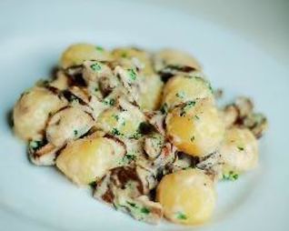Ньокки с грибами в сливочном соусе
