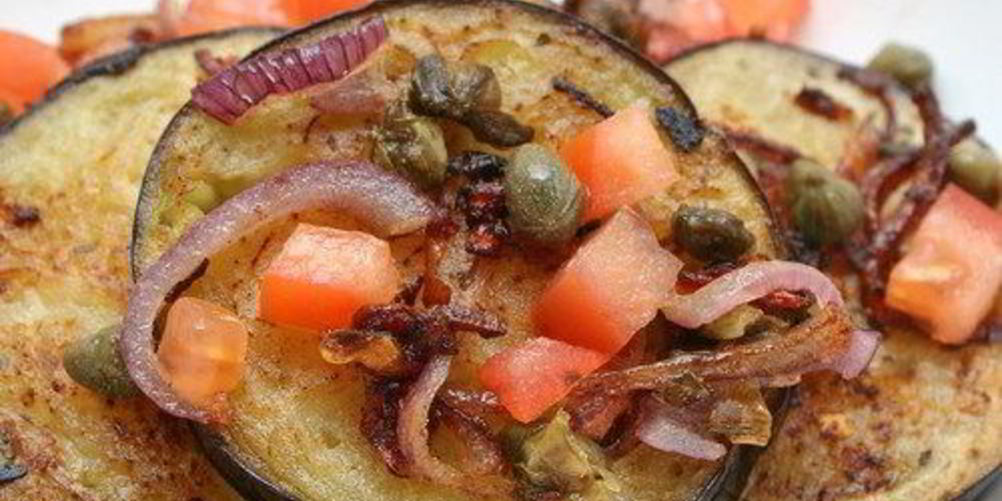 Рецепт баклажаны на гриле с сальсой