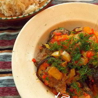 Баклажаны с мясным фаршем по-турецки